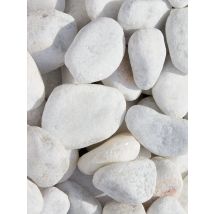 Crystal White Galets Blancs 800kg Minibag 0,5m3 (25 - 40mm) - Bricoman