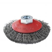 Brosse Cuvette Acier Ondulé 100 Mm - Bricoman