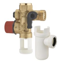 Kit Groupe De Sécurité Chauffe-eau Nf Droit Siège Laiton Mf20x27 + Siphon F26x34 Noyon & Thiebault - Tecnomat