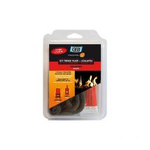Tresse Fibre Verre Plate 15mmx2.5m Kit Geb - 821594 - Bricoman