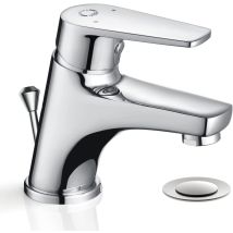 Cecipa Max Mitigeur Lavabo Robinet Avec Levier De Vidange Chrom Laiton,eu Modèle - Bricoman