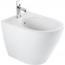 Bidet Sanlife Céramique Traditionnelle Sanindusa Avec Trous Pour Abattant (non Inclus) Blanc - Bricoman
