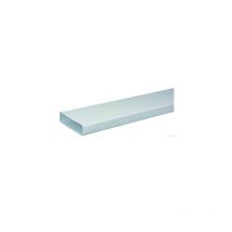 1,5m Tube Rigide Rectangulaire Plat 55x110 Plastique - Tr Plat 55 - 460021 Atlantic - 460021 - Bricoman