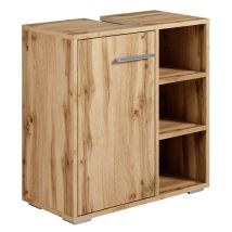 Meuble Vasque Neptunus - Chene - 60 X 28 X 60 Cm - Meuble De Salle De Bain, Colonne, Armoire - Bricoman