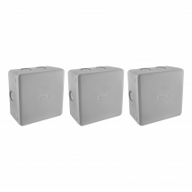 Boite De Derivation Etanche Ip54 115x115/p60 Gris Lot De 3 - Bricoman