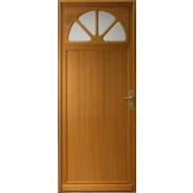 Porte De Service Bois Vitree Pixos, H,200xl,80 P,gauche Cotes Tableau Gd Menuiseries - Bricoman