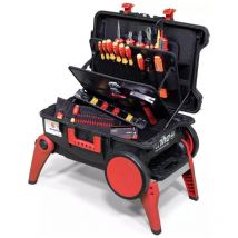 Caisse À Outils Électricien Xxl (80 Outils) Sur Roues - Wiha 45734 - Bricoman