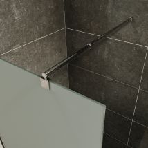 Roma Paroi De Douche À L'Italienne Verre 10 Mm Opaque 120 X 200 Cm - Tecnomat
