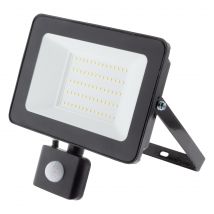Projecteur Led De Chantier - Technologie Sensor - 30w 3000lm Ip44 6500k - Noir - Zenitech - Bricoman