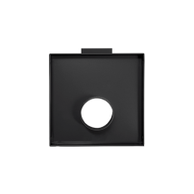 Boite À Eau Eco Noir Foncé N15 200 X 200 X 200 Mm Sortie Ø 70 - Taille Petite Aluhome - Bricoman