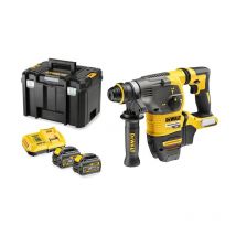 Perforateur Burineur Sds Plus 54v + 2 Batteries 6ah + Chargeur + Coffret Tstak Dewalt Dch333t2 - Bricoman