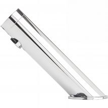 Robinet 1 Eau Automatique Sans Contact A Détection Infrarouge Incliné À 45° Pour Lavabo Ou Vasque Sanindusa Bio Chromé Fonctionne Avec Pile 9v - 