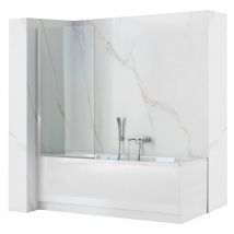 Pare-baignoire Rea Lagos Fix 70 Chrome - Bricoman