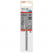 2 Forets 1mm Métaux Hss-g 1,0x12x34mm - Bricoman