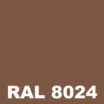 Peinture Couloir - Metaltop - Brun Beige - Ral 8024 - Pot 15l - Bricoman