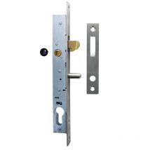 Serrure Portail Coulissant - Axe À 15mm - À Crochet - Laiton - Avec Gâche - Secury-t - Bricoman