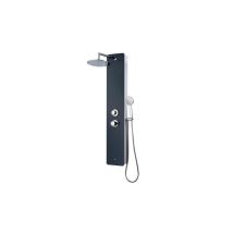 Rousseau Colonne De Douche Hydromassante Eris Gris Anthracite - Tecnomat
