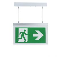 Bloc De Secours Baes Led Suspendu À Fixer 2w 3h Batterie Avec Pictogrammes - Blanc Froid 6000k - 8000k - Silamp - Bricoman