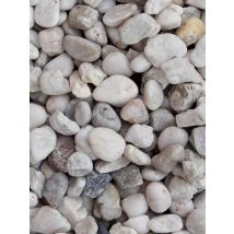Galets De Quartz Blanc 1500kg Bigbag 1m3 | Prix Avantageux (12 - 16mm) - Bricoman