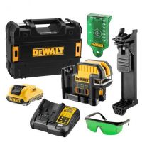 Dewalt - Niveau Laser Croix + 5 Points Xr 10.8v 2ah Li-ion - Faisceau Vert - Dce0825d1g - Bricoman