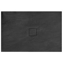 Receveur De Douche Rea Stone 90x120 Black - Bricoman