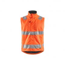 Gilet Sans Manches Blaklader Haute Visibilité Hydrofuge Orange L - Bricoman