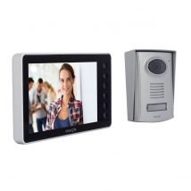 Visiophone Filaire Écran Lcd 7'' - Ip44 - Noir - Chacon - Bricoman
