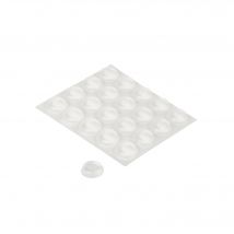 Bloc Porte | Style Fonctionnel | Protège Les Murs Et Les Portes Contre Les Impacts | Fabriqué En Plastique | Finition Transparente | Mesures - 