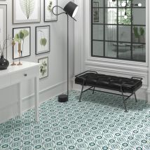 Carrelage Sol Effet Carreaux De Ciment Montaigne Nazare 20x20 Cm - Reflex Boutique - Bricoman