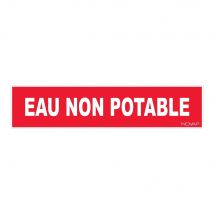 Panneau Eau Non Potable - Rigide 330x75mm - 4120300 - Bricoman