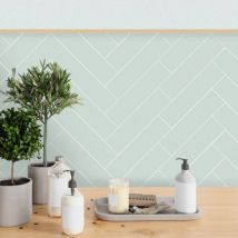 Carrelage Mur Mat Ceragni Lisse Vert 3421 | M10x40 (carton Avec 25 Unités = 1 M2) - Bricoman