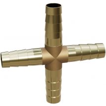 Mexen Brass Raccord En Croix Pour Tuyau X En Laiton 10 X 10 X 10 X 10 Mm - W97432-10101010 - Bricoman
