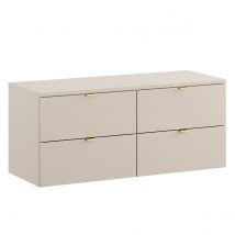 Meuble Sous-vasque 120cm Plan De Toilette Azel Cachemire - Bricoman