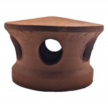 Lanterne De Toiture En Terre Cuite Rouge, Chapeau Pour Tuile À Douille, Passage Tuyau D 125 Mm - Bricoman