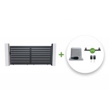 Portail Coulissant Motorisé 3m Vogel H.180cm + Motorisation Ranger C300 - Bricoman