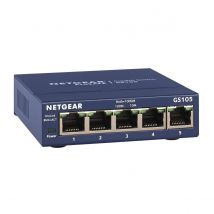 Switch Ethernet Netgear Gs105 Métal 5 Ports - Garantie À Vie - Bricoman