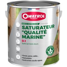 Saturateur Incolore Pour Bois Durs Owatrol D1 Qualite Marine Incolore 2.5 Litres - Bricoman