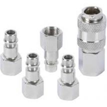 Lot De 5 Raccords Rapides À Air Comprimé - Bricoman