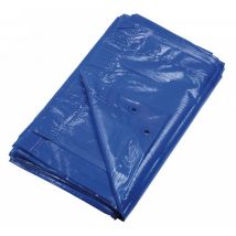 Bâche Lourde "ecoplatinium" Bleue 5x8 M - Bricoman