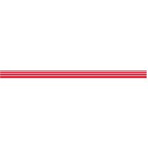 Lot 2 Bandes 52mm X 1m - Lignes Progressives Rouge - 4640983 - Bricoman