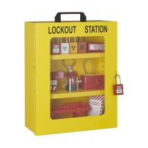 Armoire De Consignation En Métal - Coloris : Jaune - Utilisation : Stockage Cadenas, Mâchoire Et Étiquettes - Qté : 1 - Bricoman