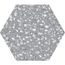 Carrelage Hexagonal Dura Gris Granito 25x25 Cm - Bricoman