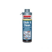 Click & Clean - Nettoyant Pistolet Et Mousse Pu - Soudal - 0,5 L - Aérosol - Bricoman