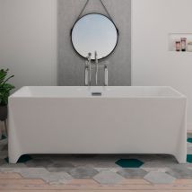 Baignoire Îlot Frontera - 1700 X 800 X 630 Mm - Bricoman