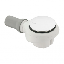 Bonde De Douche Sortie Horizontale Villeroy & Boch Tempoplex Plus 90mm Avec Cache Blanc - Bricoman