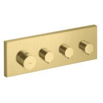 Hansgrohe Axor Starck Showercollection Thermostat Encastré 36 X 12, 10751950, Farbe: Brushed Brass - Bricoman