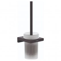 Hansgrohe Porte-brosse Hansgrohe Wc Mural Noir Mat - Bricoman