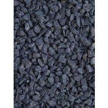 Basalte Gravier Noir Concassé 1100kg Midibag 0,7m3 - Vente De Roches Et De Pierres Pour Les Jardins (5 - 8mm) - Bricoman