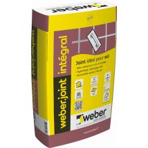 Mortier Pour Joints De Carrelage Weber Joint Integral - Sac De 25 Kg - Gris Acier E09 - Bricoman