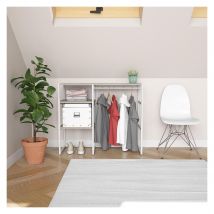 Portant Vêtements Sous Combles Kadra Penderie Et Étagères 100x85cm - Bricoman